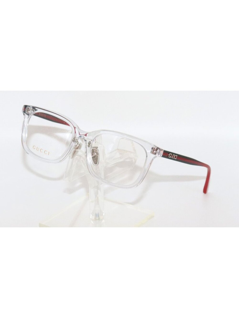 Gucci GG1873OK 006 Eyeglasses Clear Black Red Unisex 50-17-135